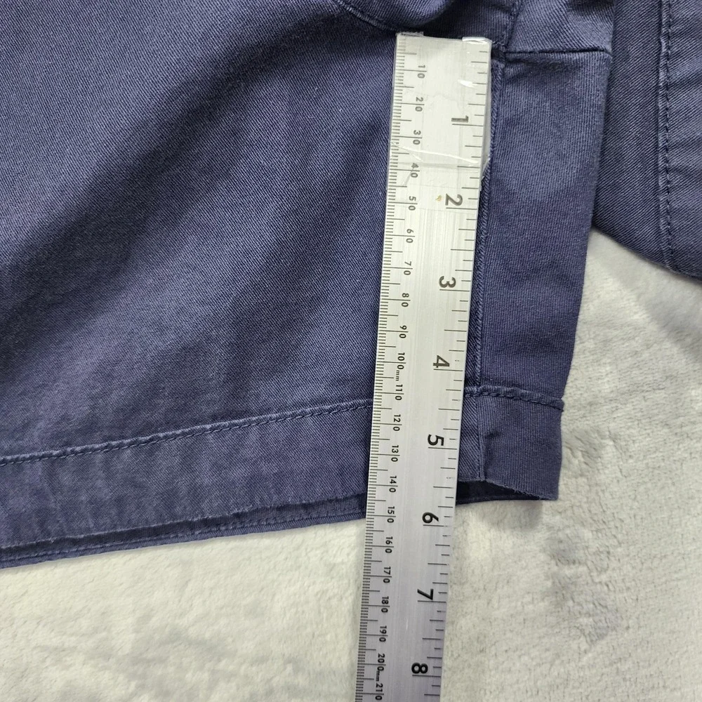 Lane Bryant Shorts‎ Womens 28 Blue Chino Twill Stretch Flat Front Casual Summer